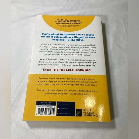 The Miracle Morning by Hal Elrod - Picture 2 of 10